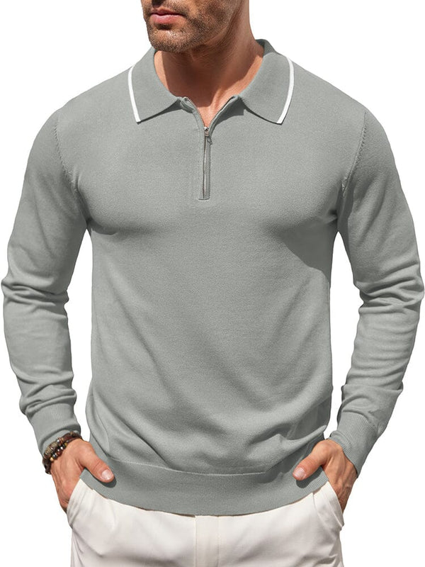 Trendy Dames Polo Met Rits